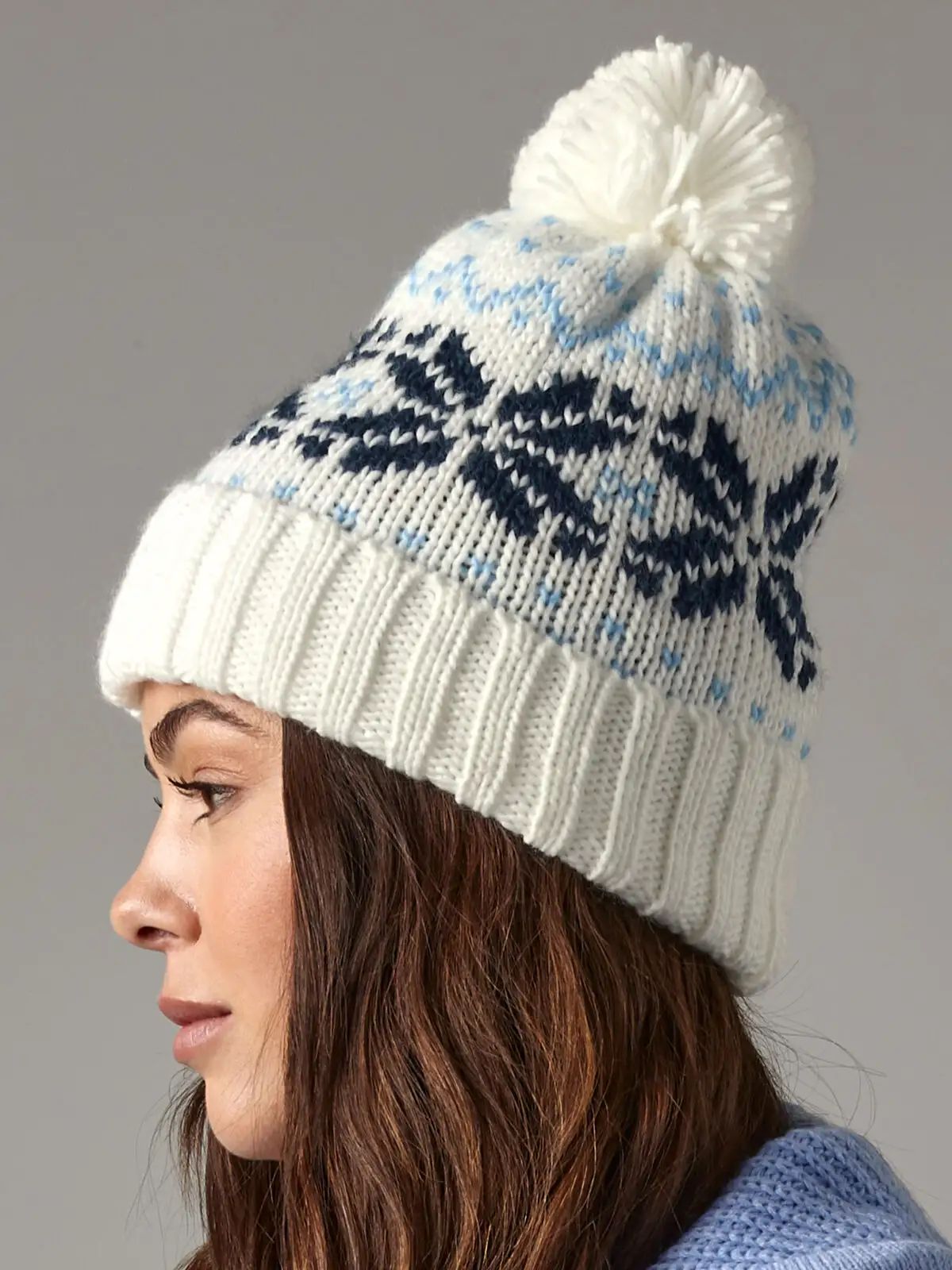 Fair Isle Snowstar Beanie - Beechfield