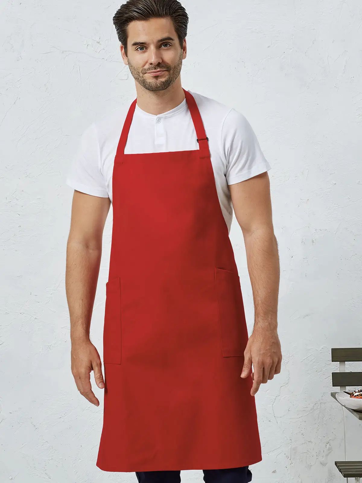 Recycled and Organic Fairtrade Bib Apron - Premier