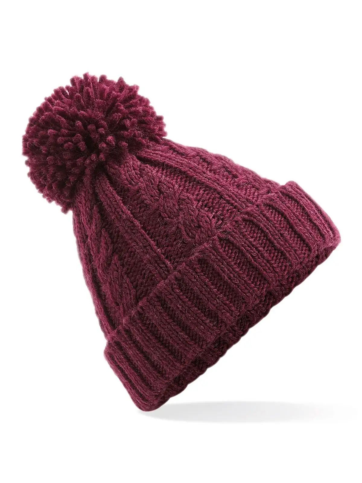 Cable Knit Melange Beanie - Beechfield