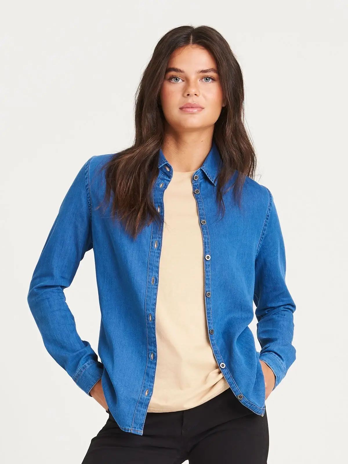Lucy Denim Shirt - So Denim by AWDis