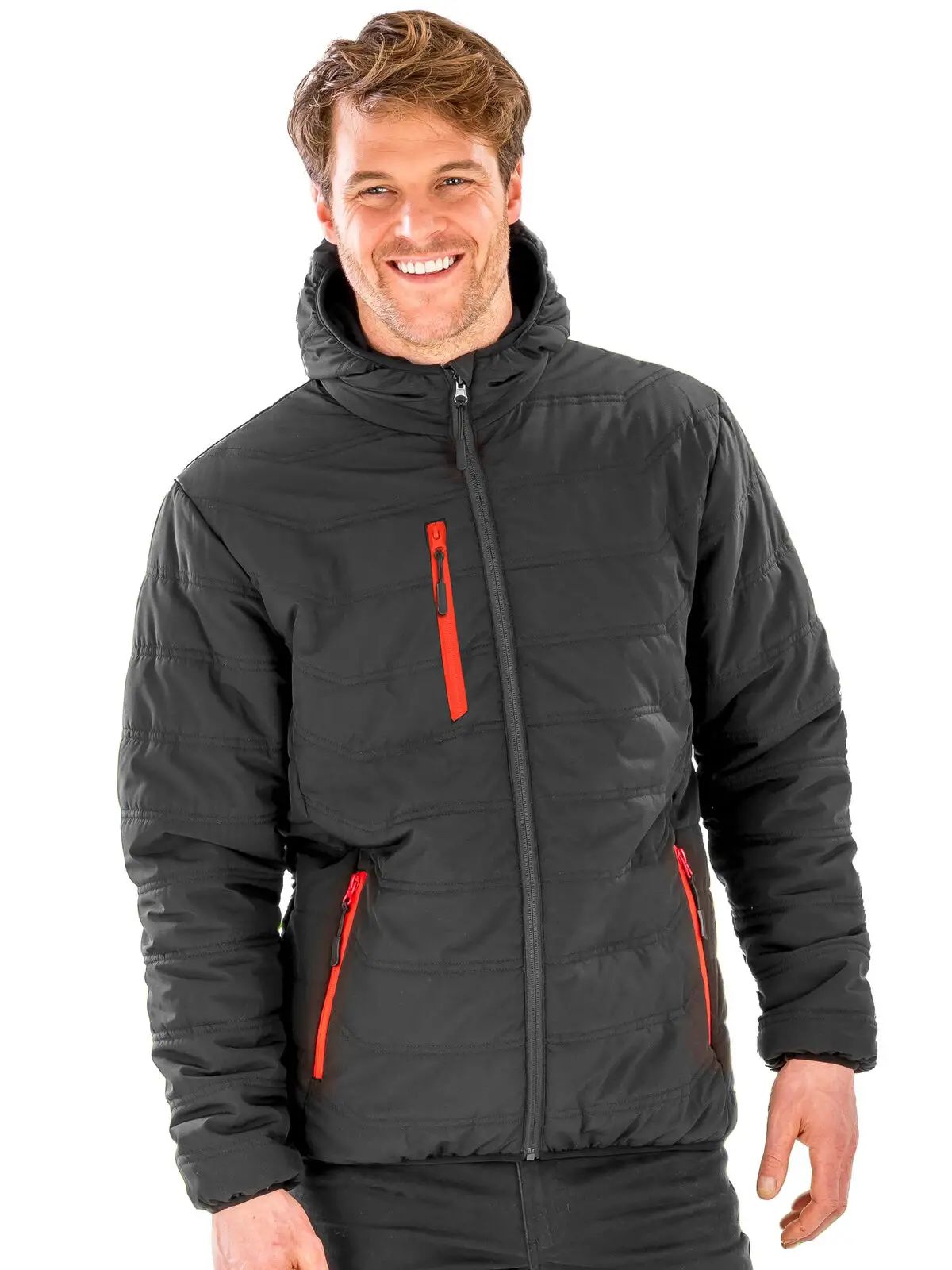 Black Compass  Padded Winter Jacket - Result