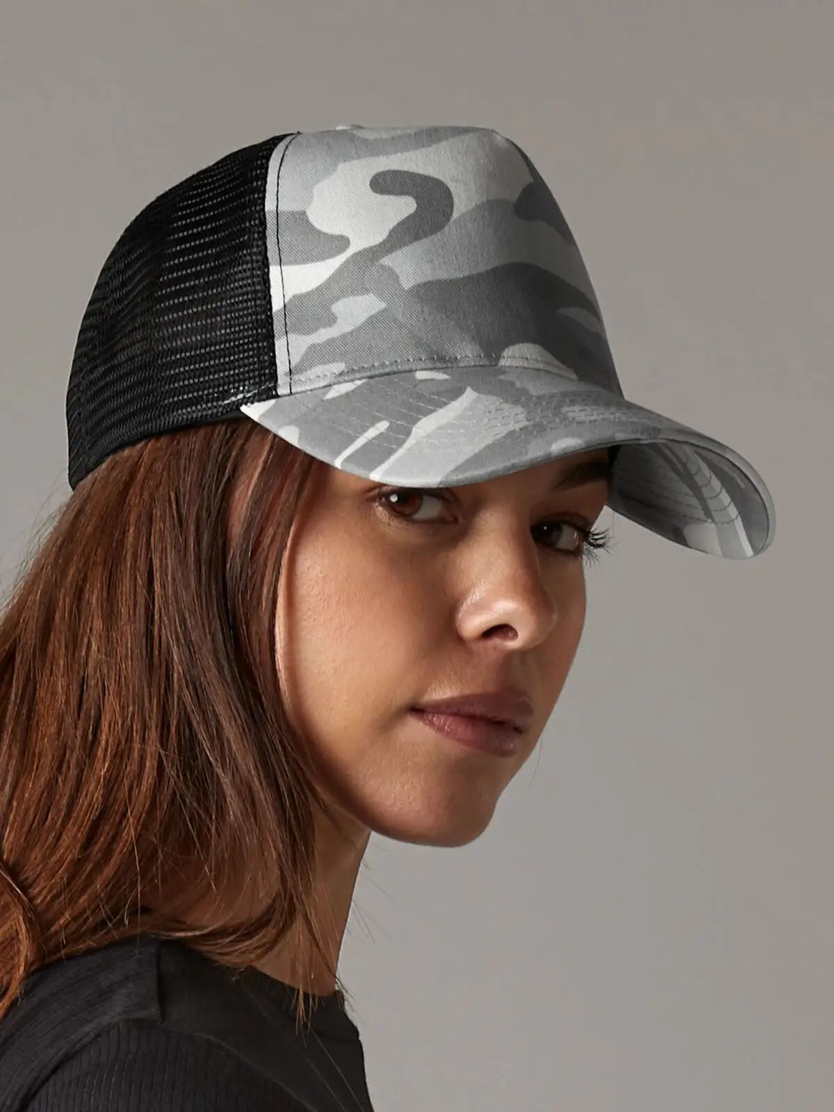 Camo Snapback Trucker - Beechfield