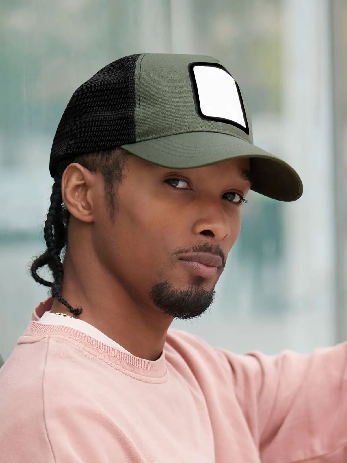 Appliqué Patch 5 Panel Trucker - Beechfield