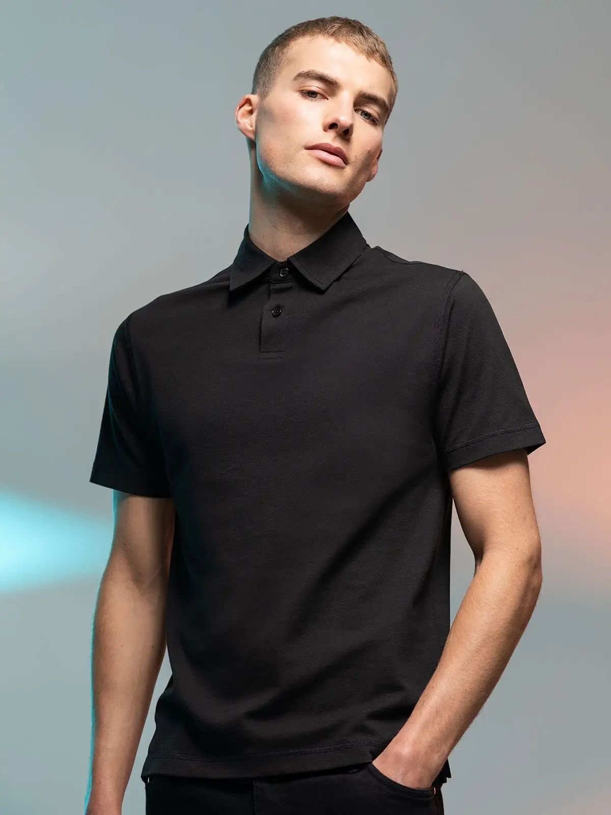 Men's Short Sleeved Stretch Polo - Skinnifit