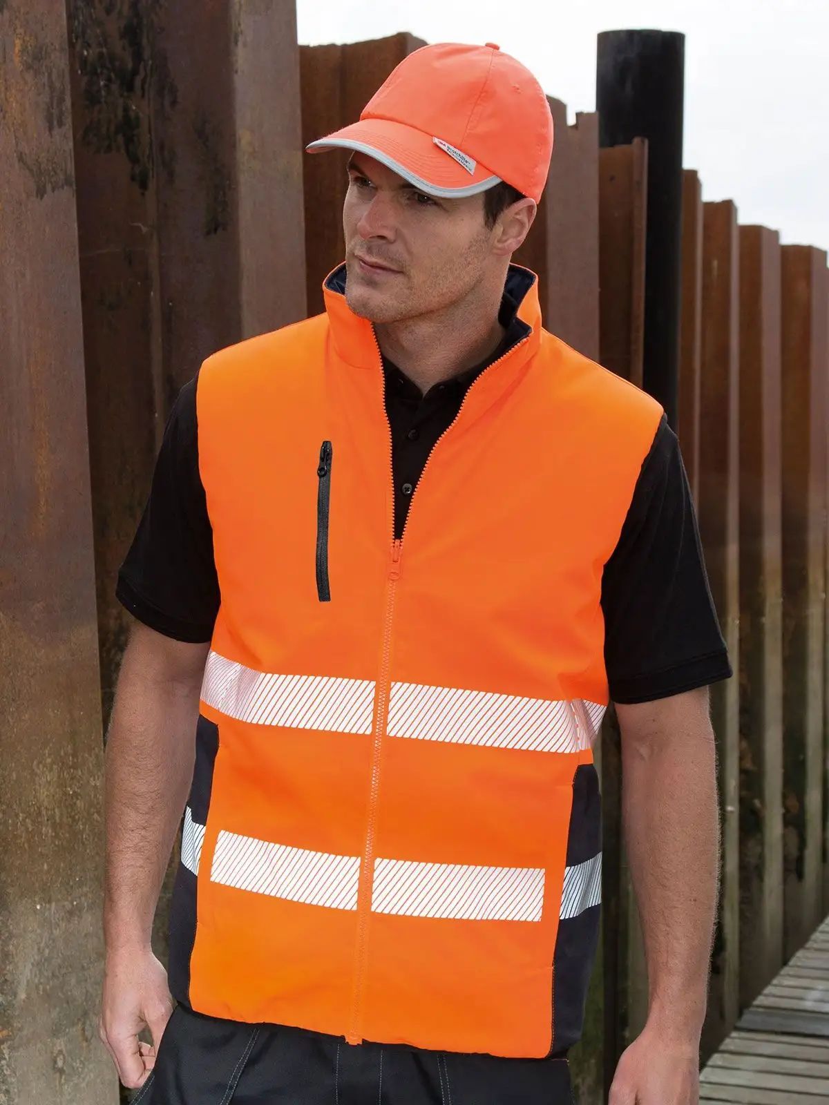 Reversible Soft Padded Safety Gilet - Result