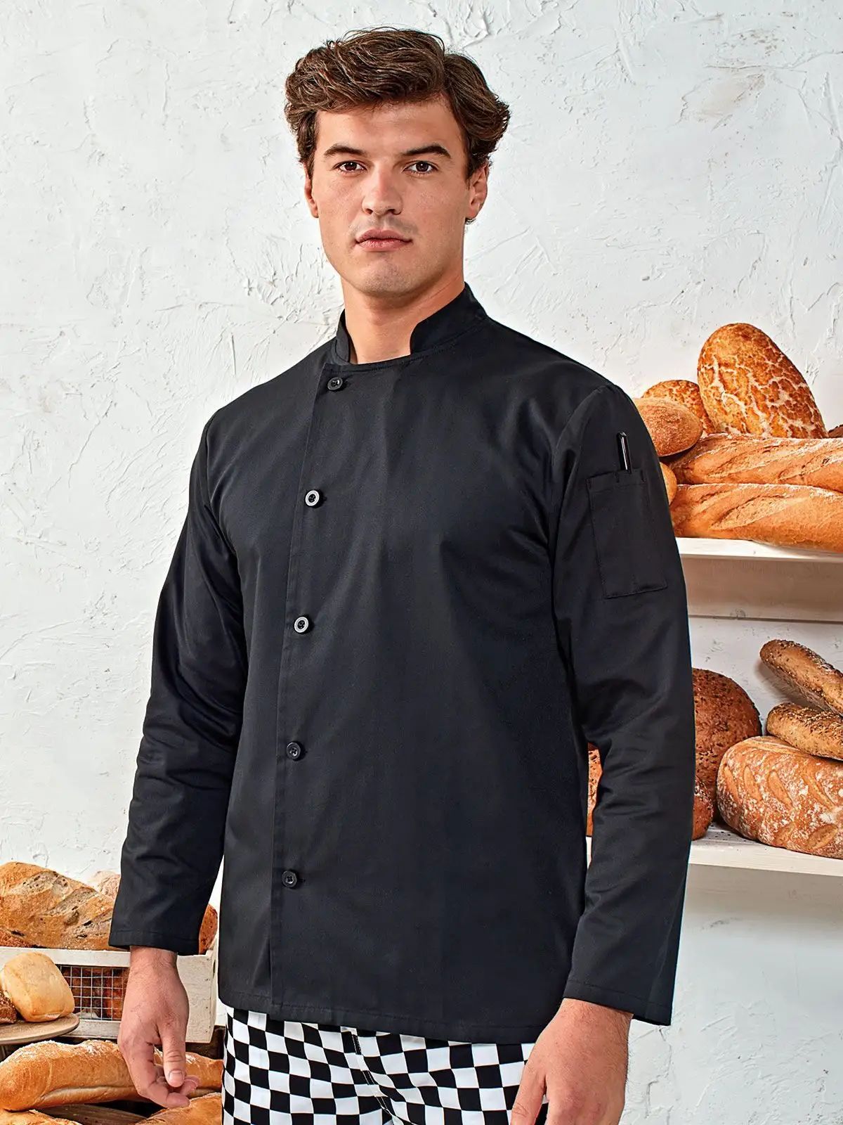'Essential' Long Sleeve Chef's Jacket - Premier