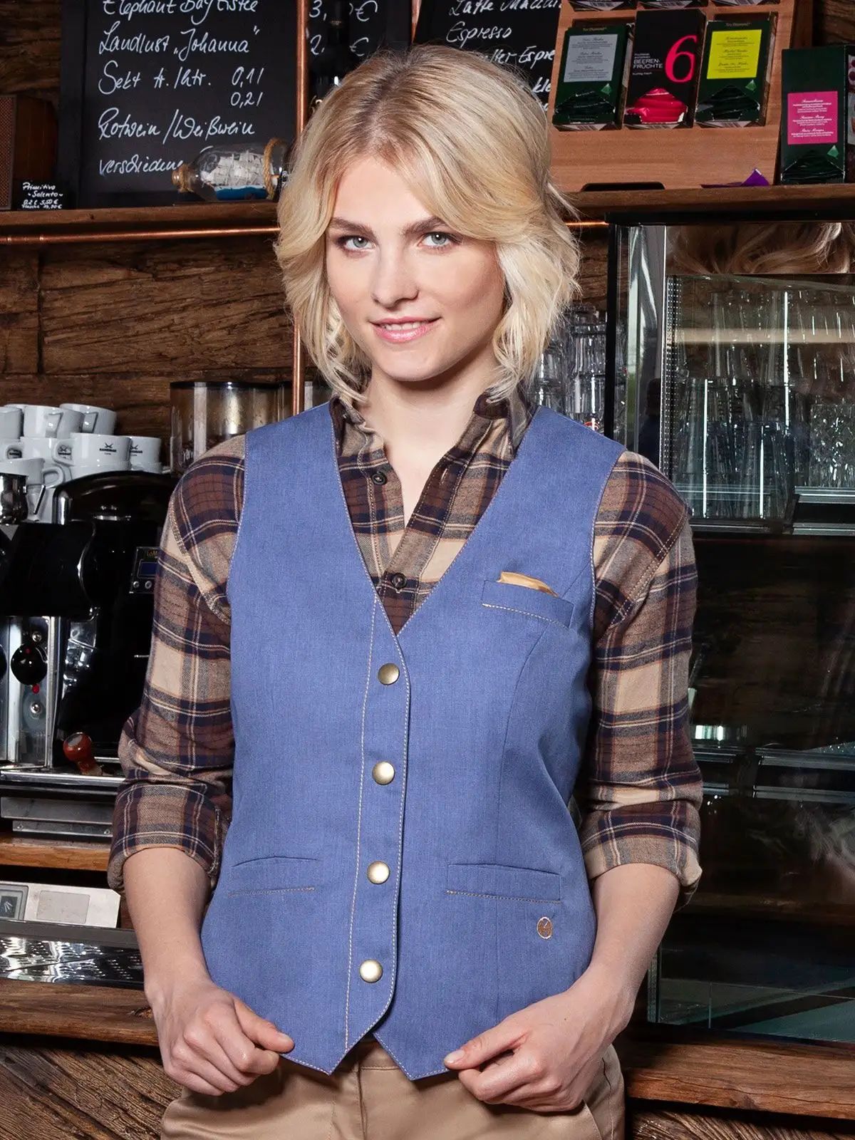 Ladies' Waistcoat Jeans-Style - Karlowsky