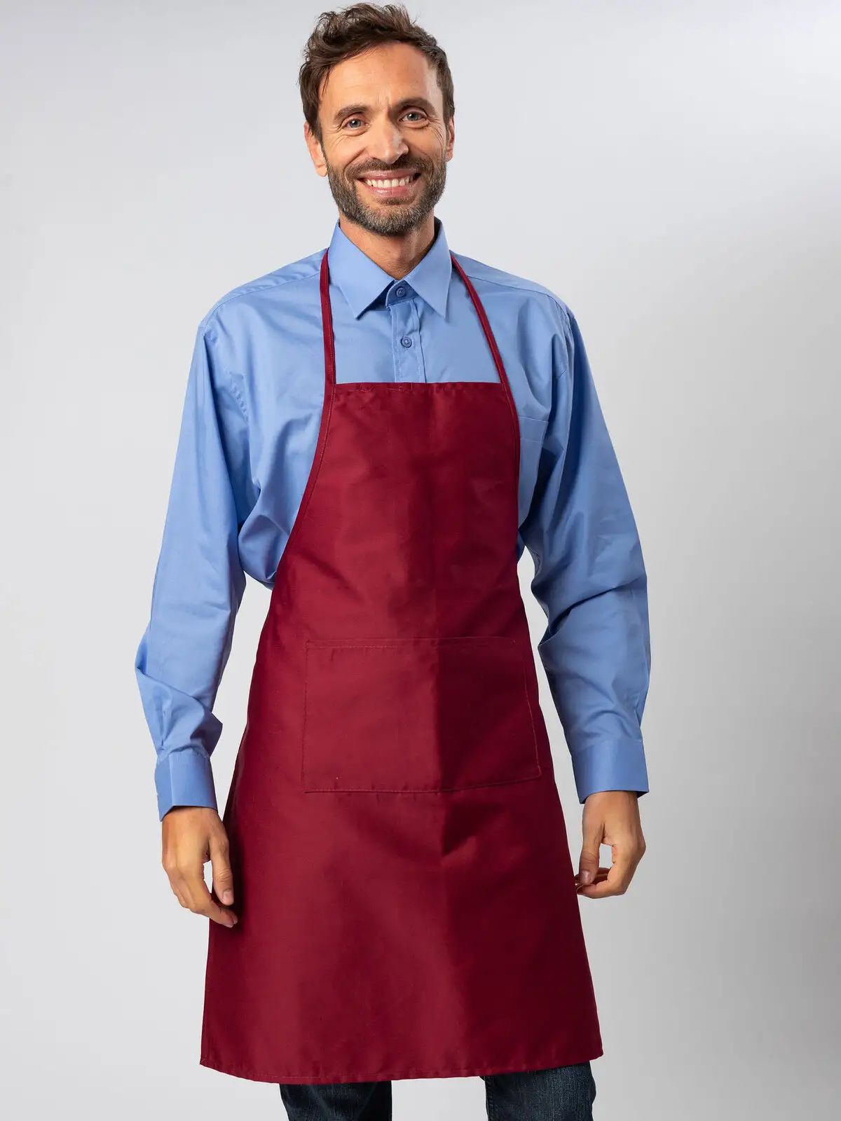 Basic Apron with Pocket - Colore Italiano