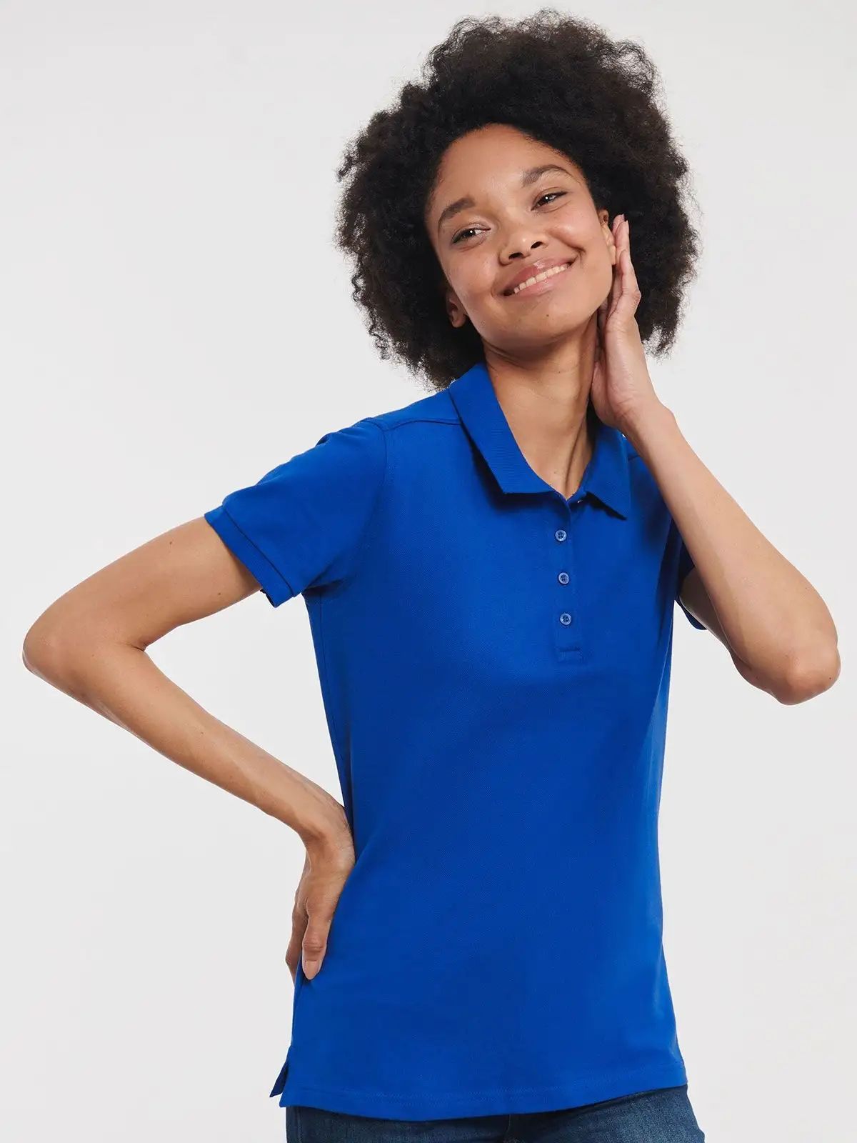 Ladies' Tailored Stretch Polo - Russell