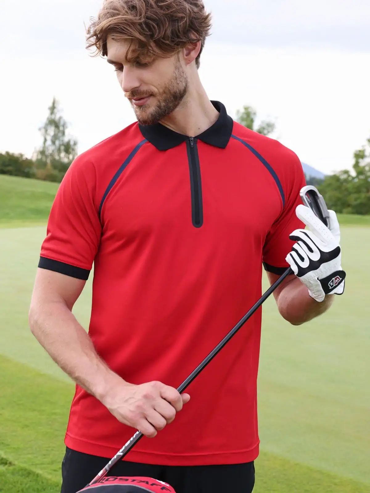 Men's Zip-Polo - Daiber