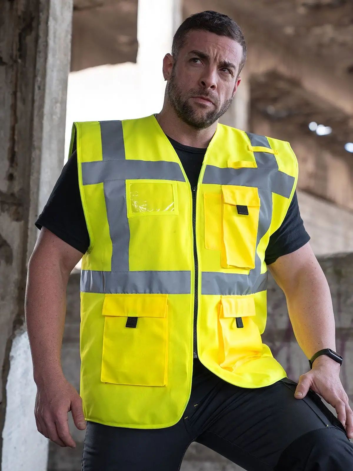 Padded Comf . Exec. Safety Vest "Wismar" - Korntex
