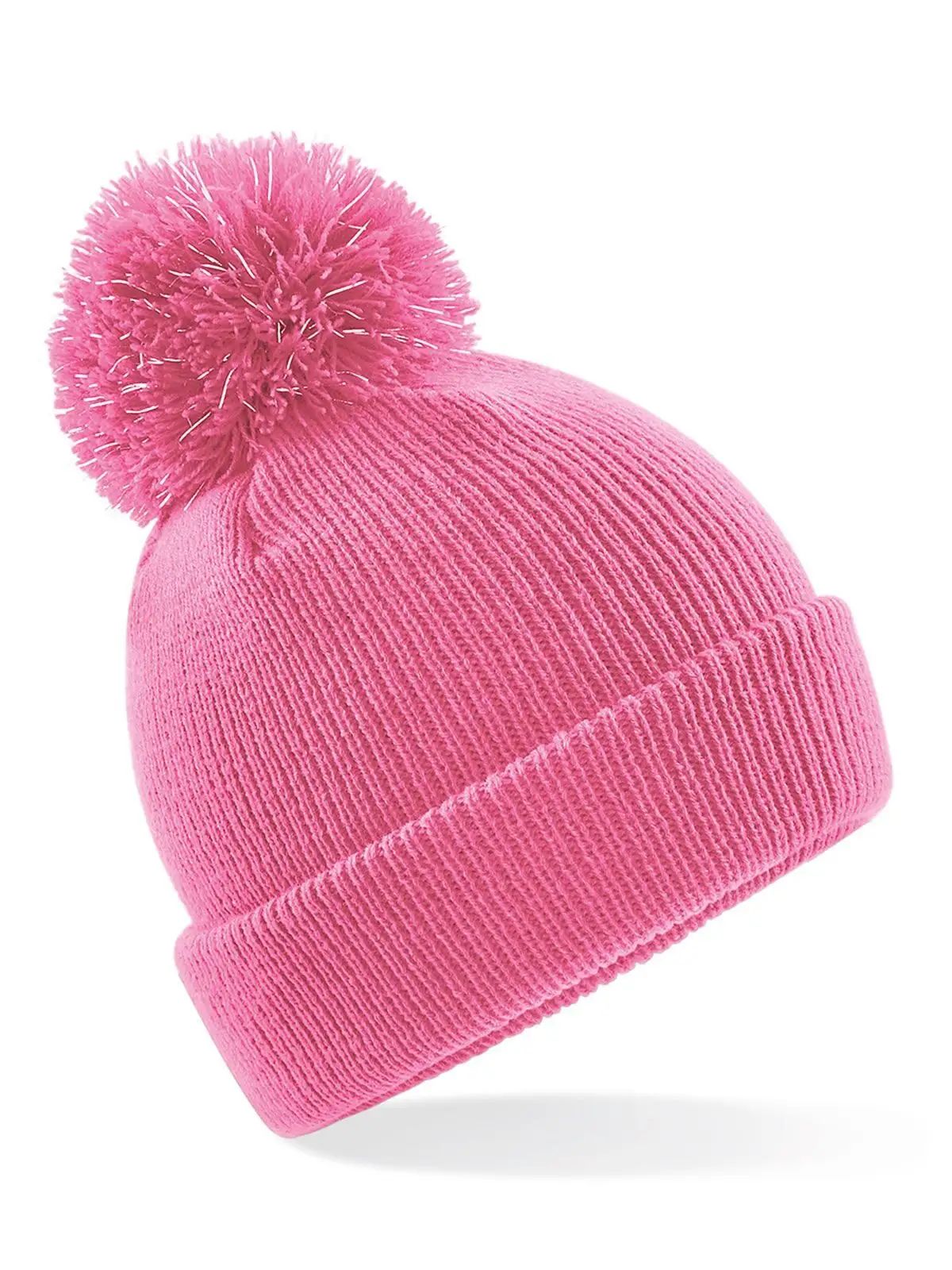 Junior Reflective Bobble Beanie - Beechfield